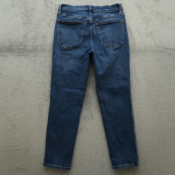 Madewell Jeans Women's Size 28P Blue Mid-Rise Stovepipe Skinny Denim 26" Inseam - Picture 13 of 16